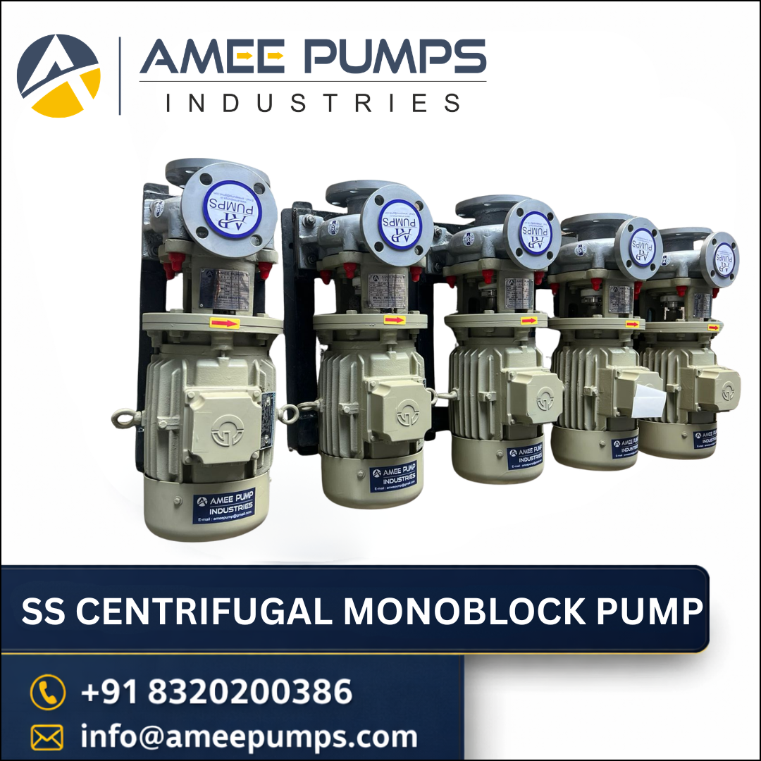 SS CENTRIFUGAL MONOBLOCK PUMP 