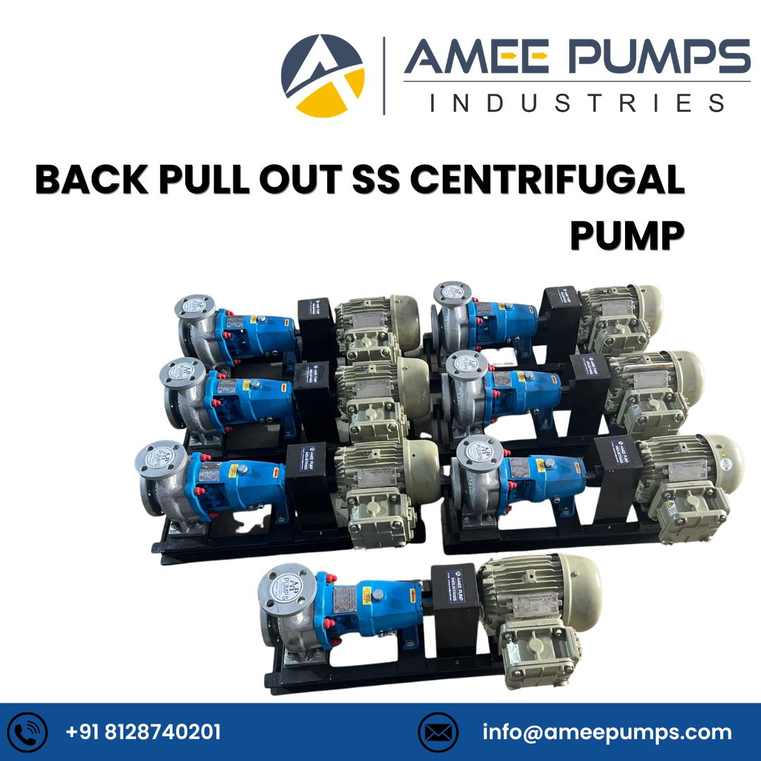 BACK PULL OUT SS CENTRIFUGAL PUMP