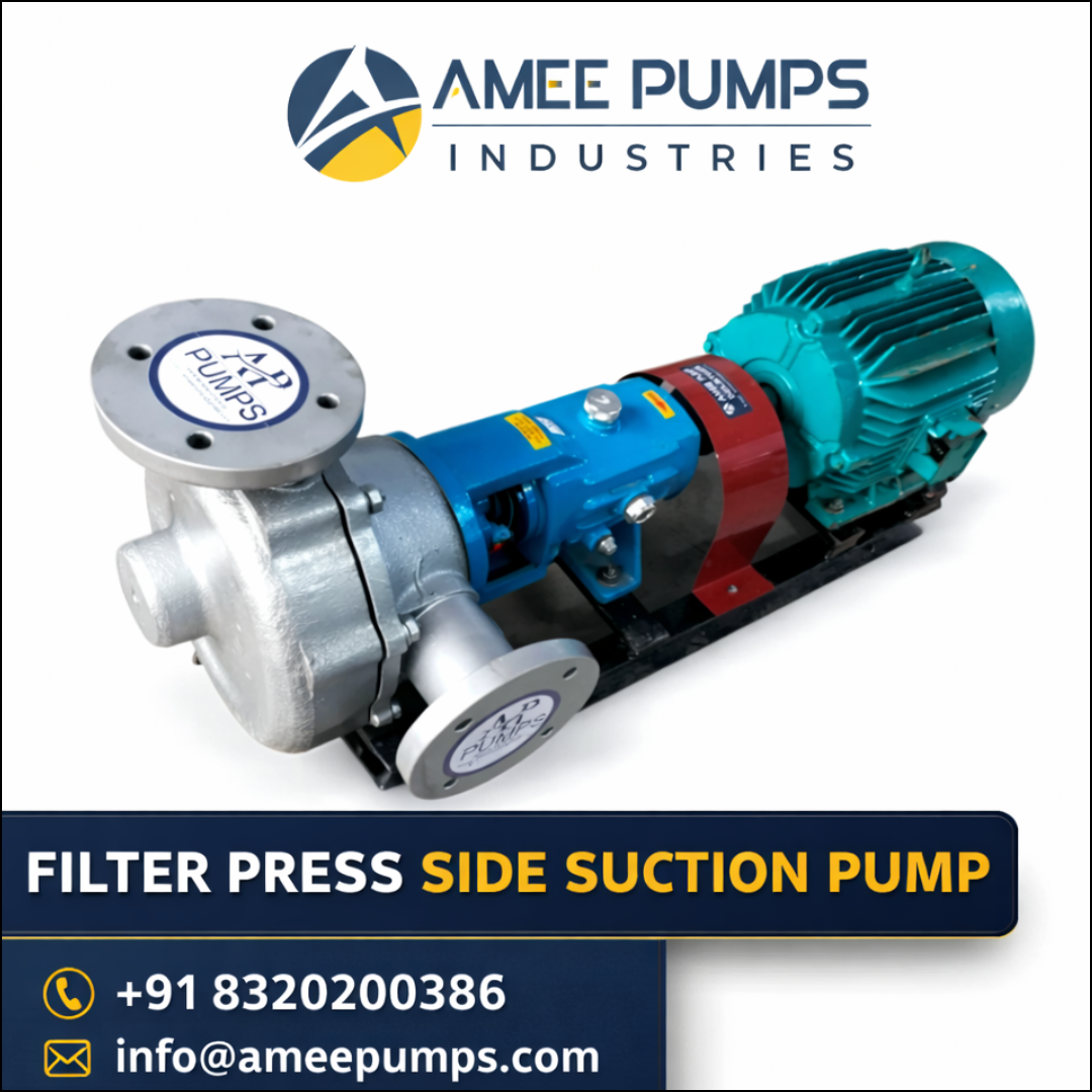Filter Press Side Suction Pump in Gujarat