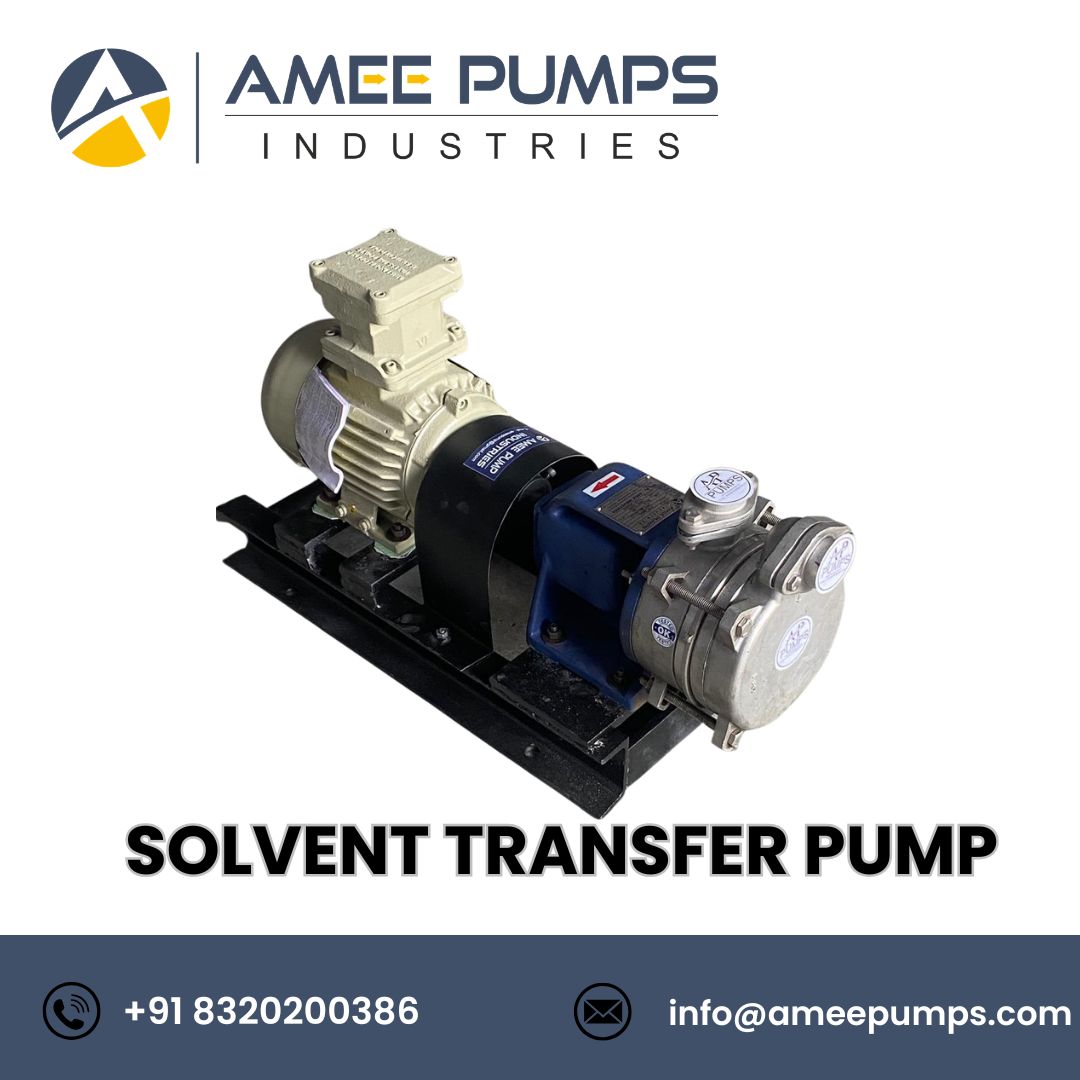 Solvent Transfer Pump in Gujarat