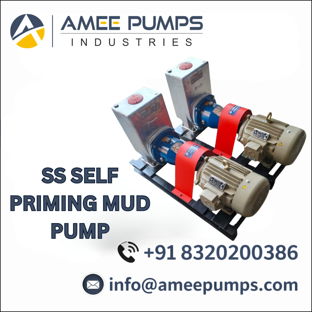 SS Self Priming Mud Pump in Gujarat