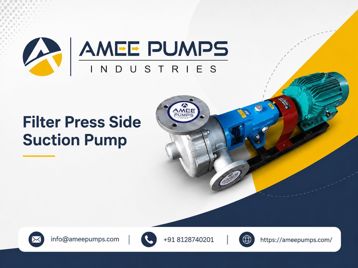 Filter Press Side Suction Pump