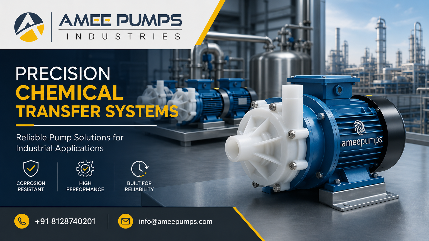 PVDF MAGNATIC DRIVE PUMP