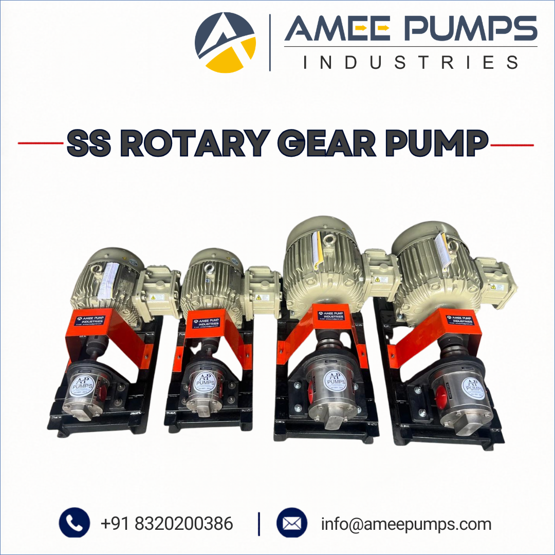 SS ROTARY GEAR PUMP 