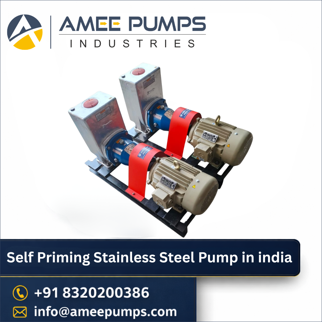 Self Priming Stainless Steel Pump in india 
