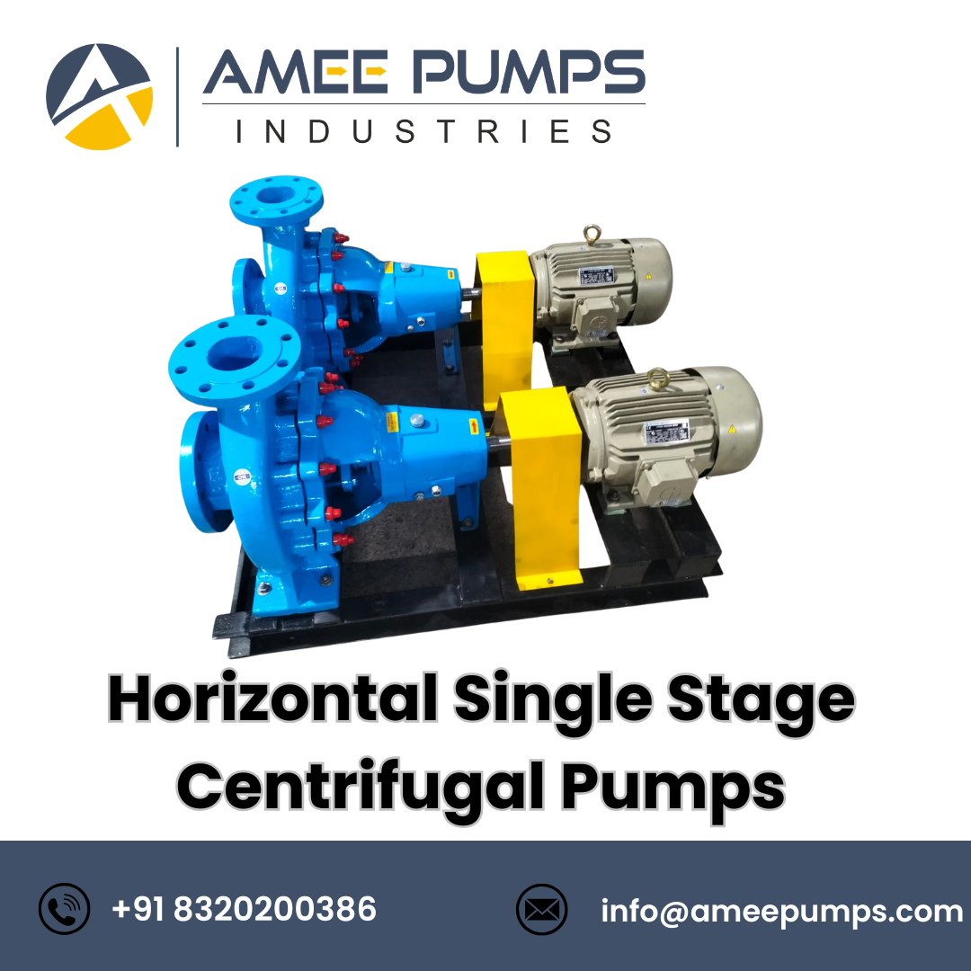 Horizontal Single Stage Centrifugal Pumps 
