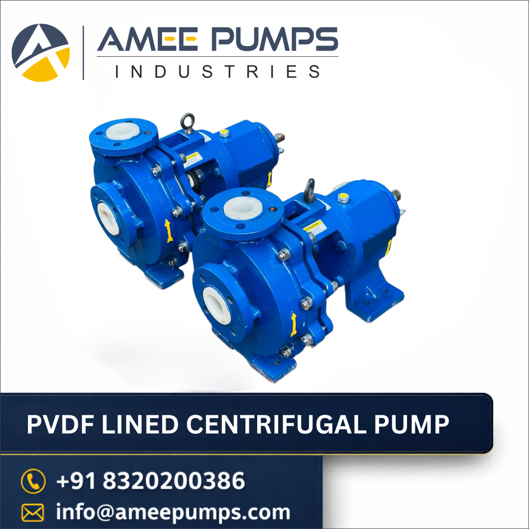 PVDF LINED CENTRIFUGAL PUMP 