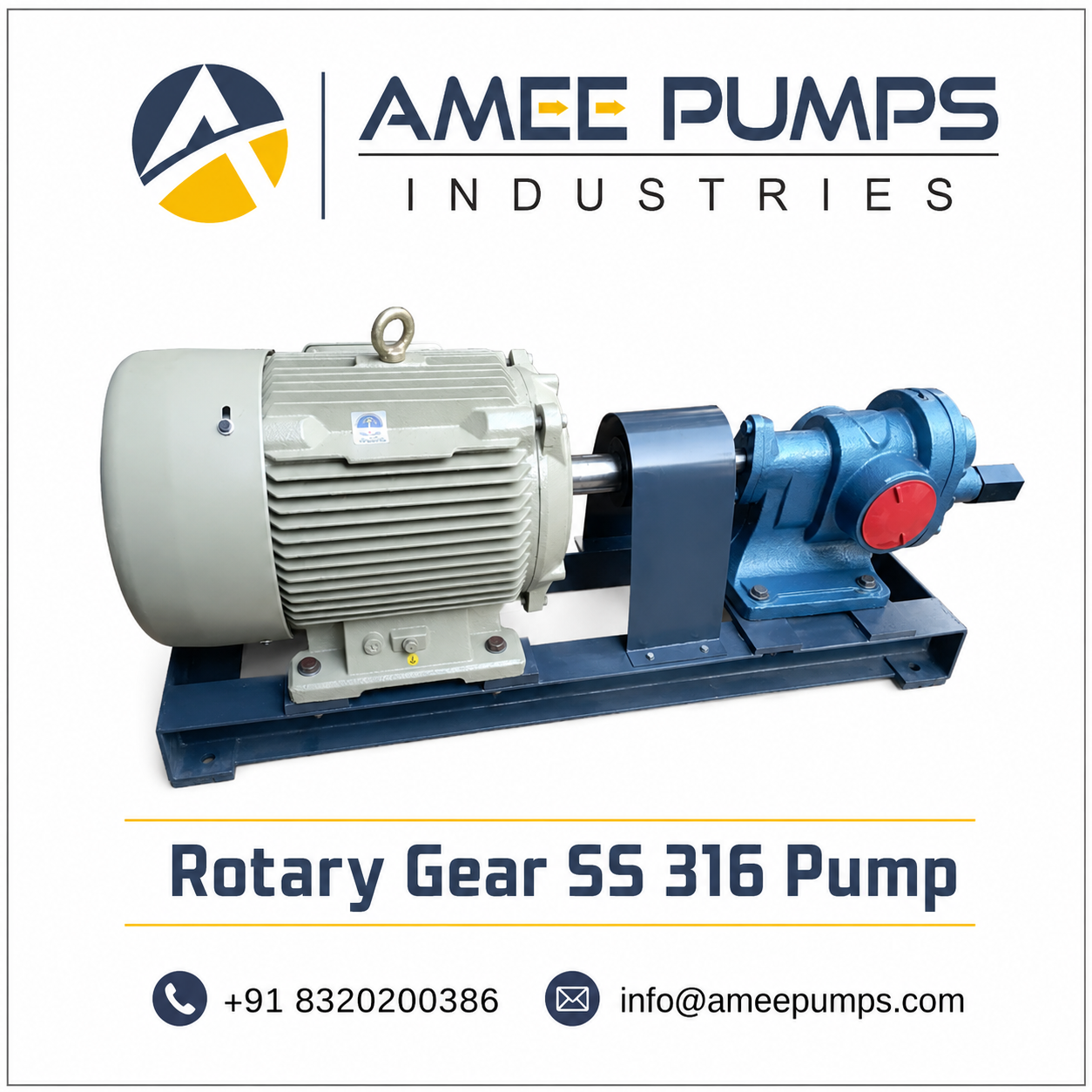 Rotary Gear SS 316 Pump
