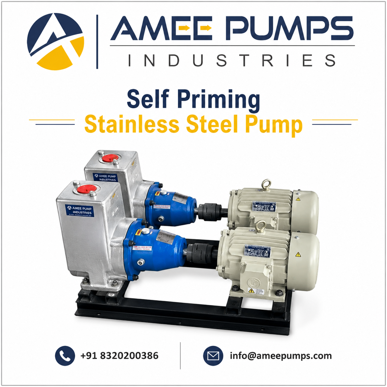 Self Priming Stainless Steel Pump