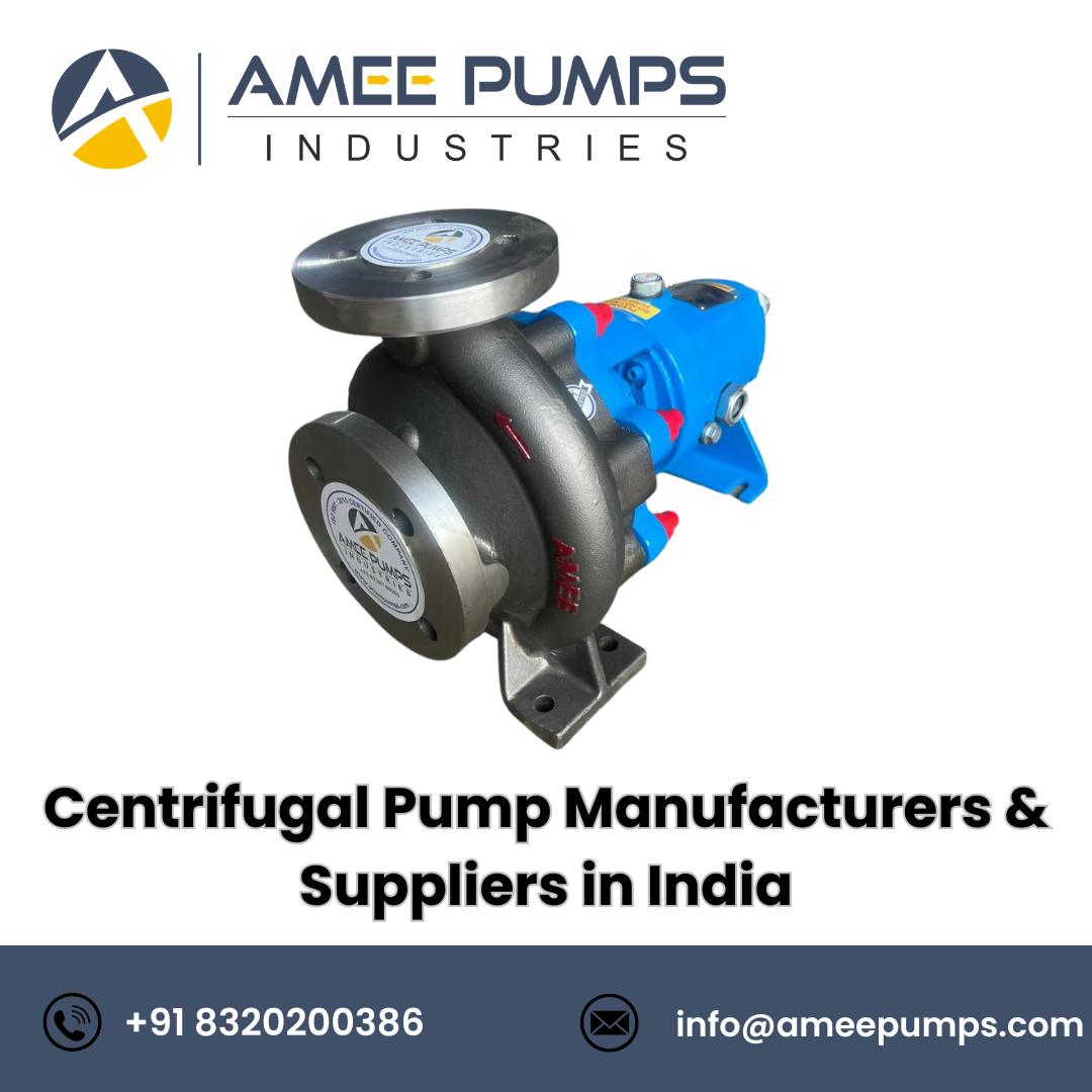 Centrifugal Pump Manufacturers & Suppliers in India