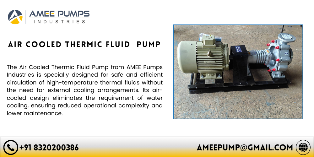 Air Cooled Thermic Fluid Pump Manufacturer in Gujarat