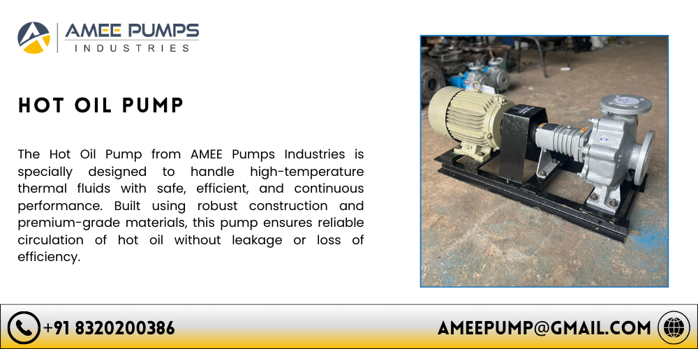  Hot Oil Pump in ahemdabad	