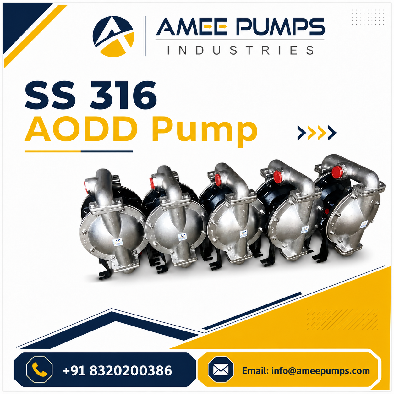 SS 316 AODD Pump