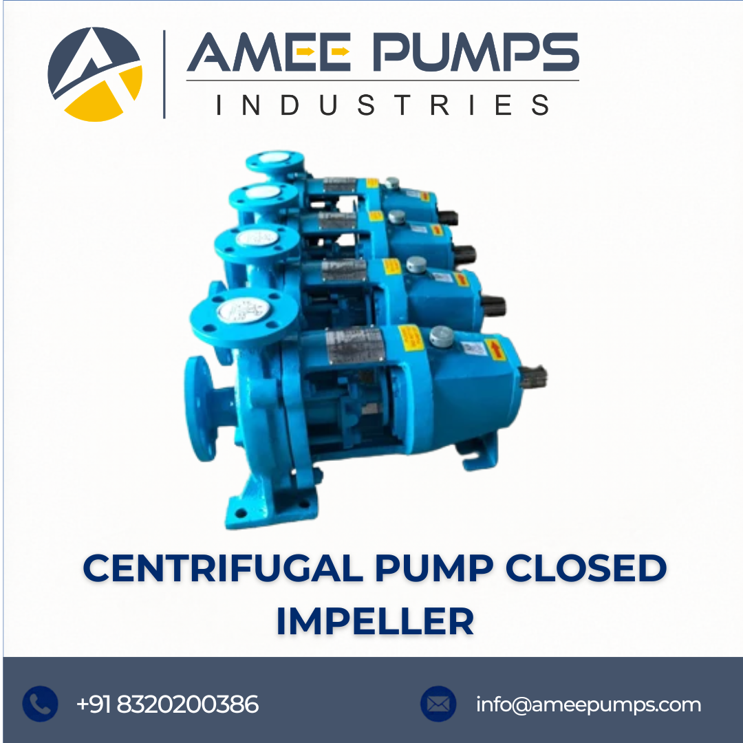 Centrifugal Pump Closed Impeller