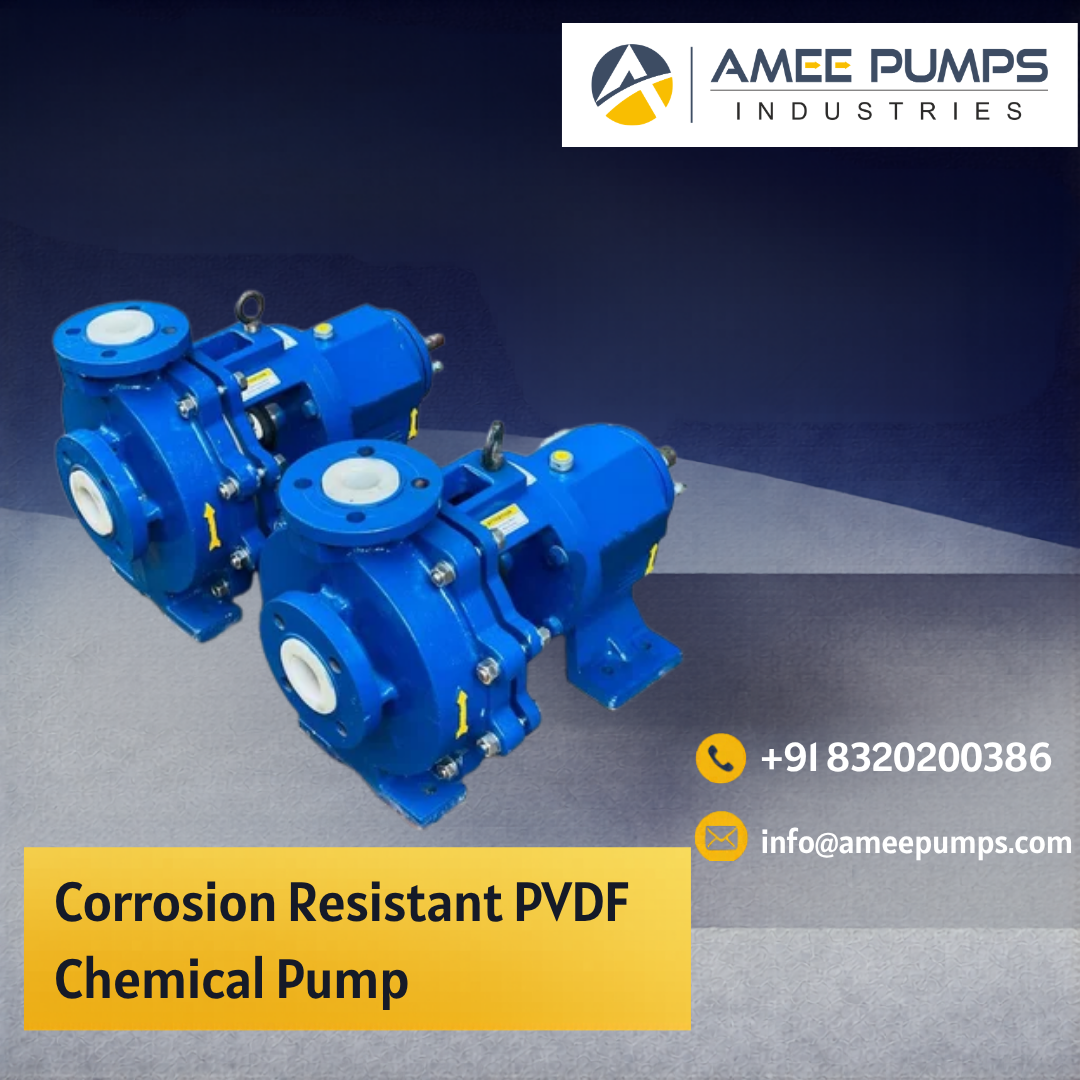 Corrosion Resistant PVDF Chemical Pump