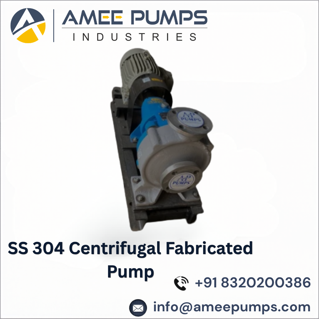 SS 304 Centrifugal Fabricated Pump