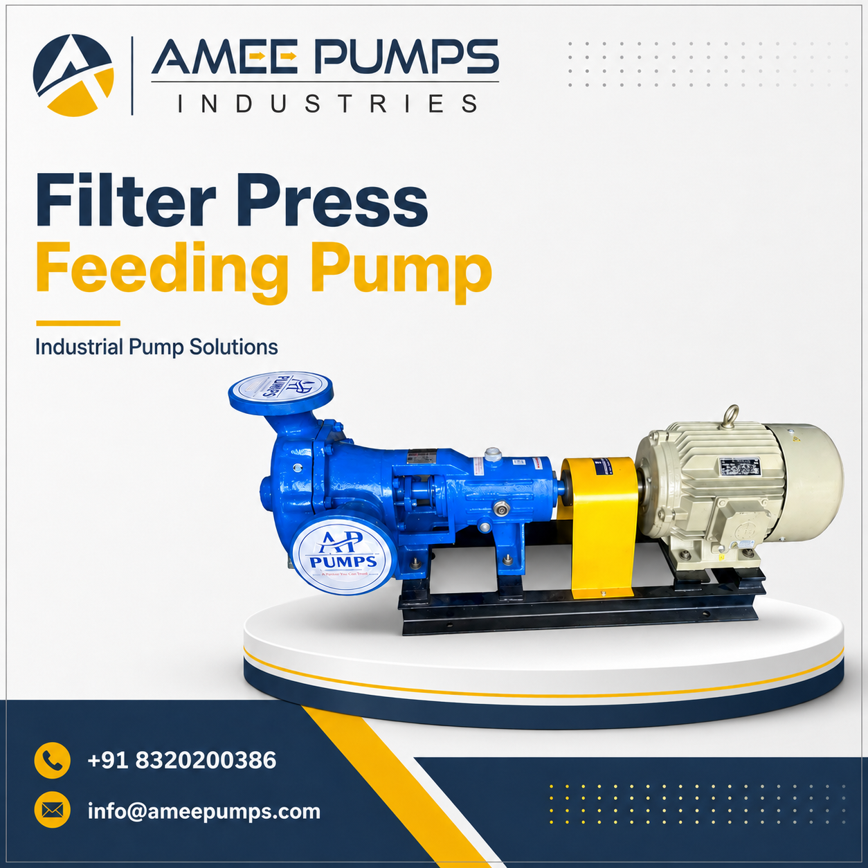 Filter Press Feeding Pump