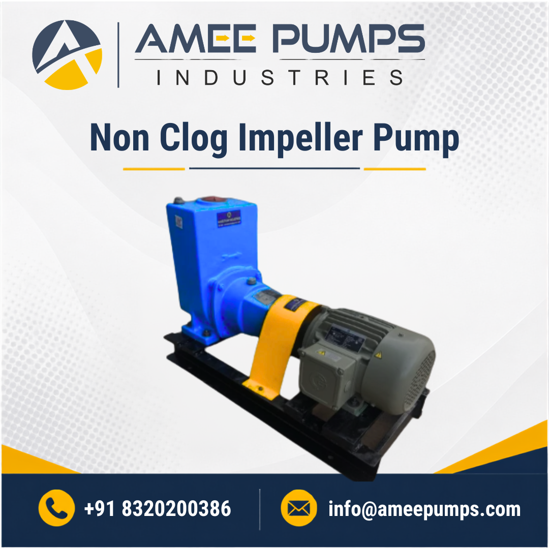 Non Clog Impeller Pump