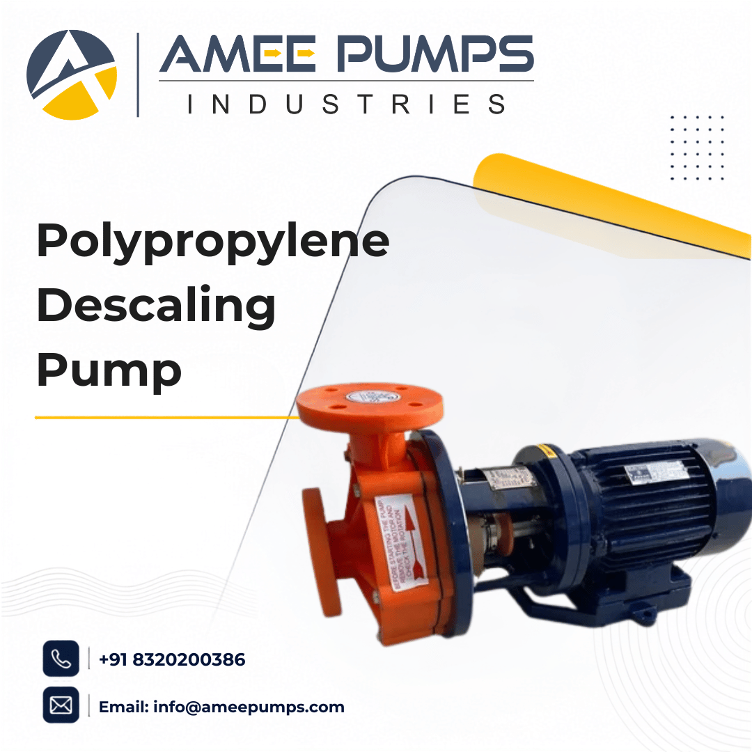 Polypropylene Descaling Pump