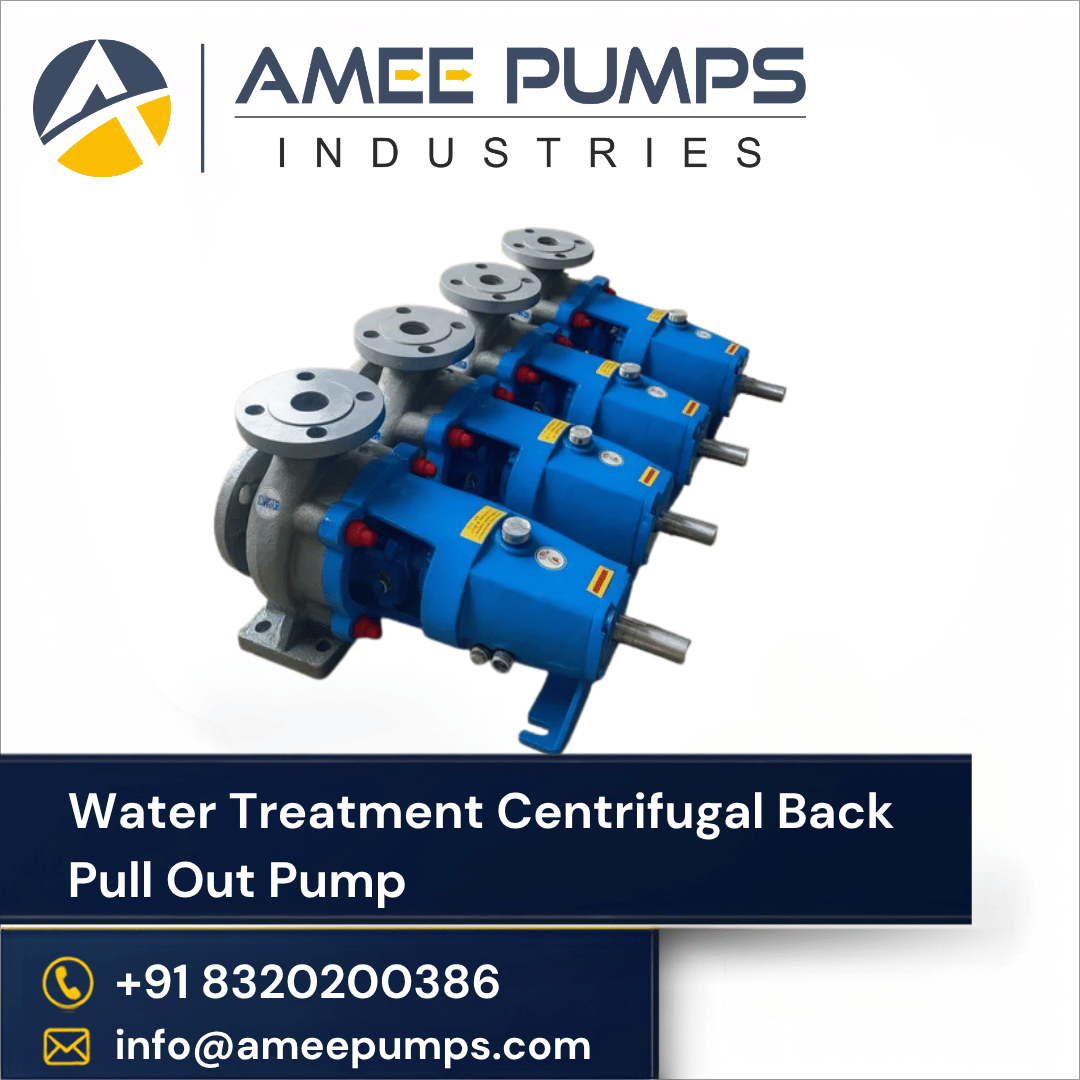 Water Treatment Centrifugal Back Pull Out Pump