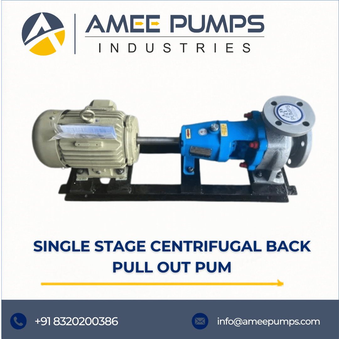 Single Stage Centrifugal Back Pull Out Pump