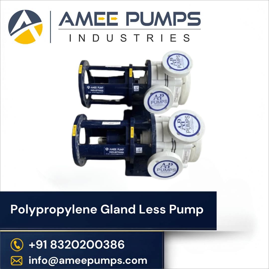 Polypropylene Gland Less Pump