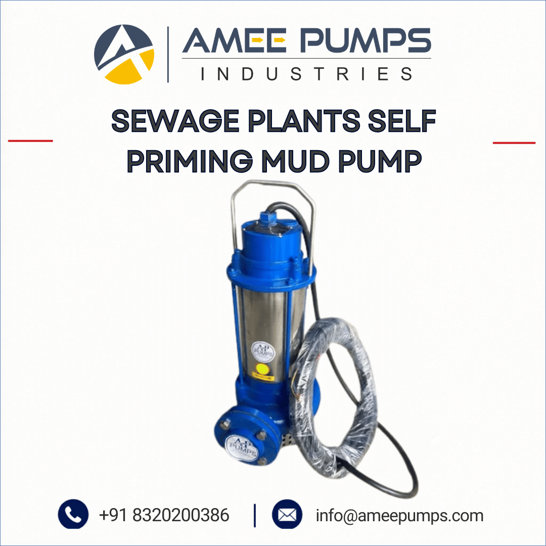 Sewage Plants Self Priming Mud Pump