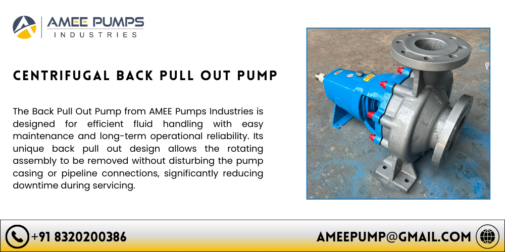 Centrifugal Back Pull Out Pump in Gujarat
