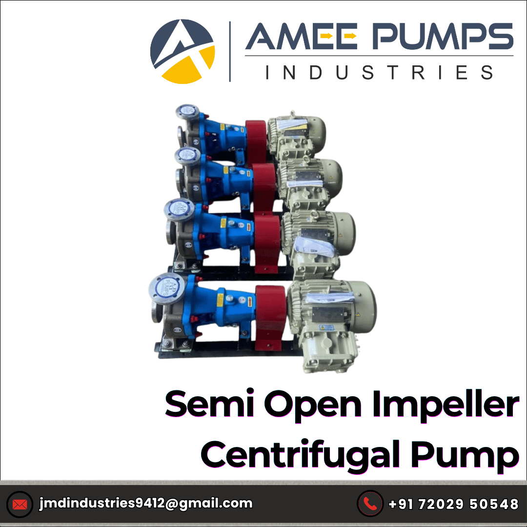 Semi Open Impeller Centrifugal Pump