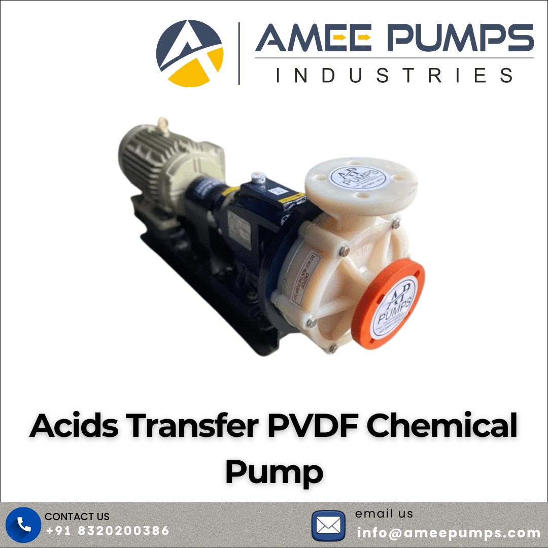 Acids Transfer PVDF Chemical Pump