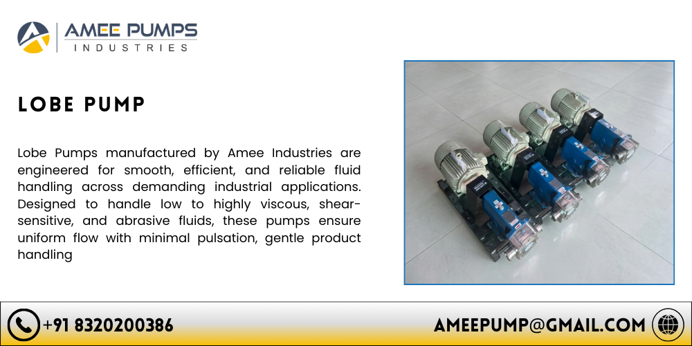 Lobe Pump in Ahmedabad