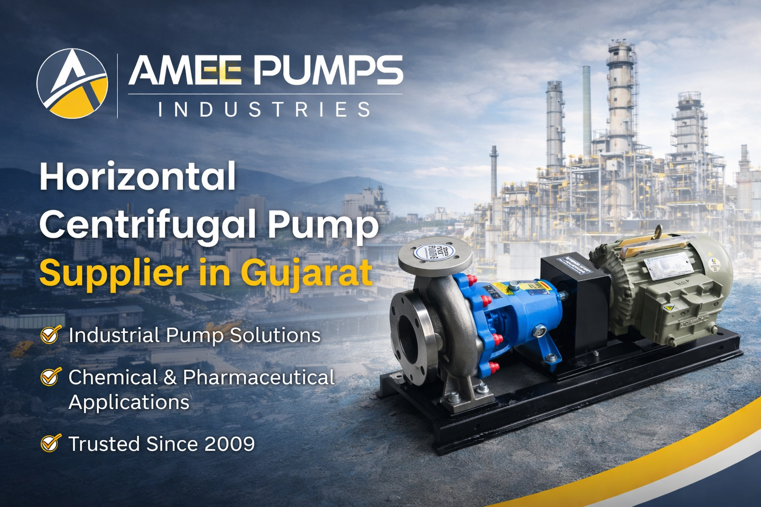 Horizontal Centrifugal Pump Supplier in Gujarat