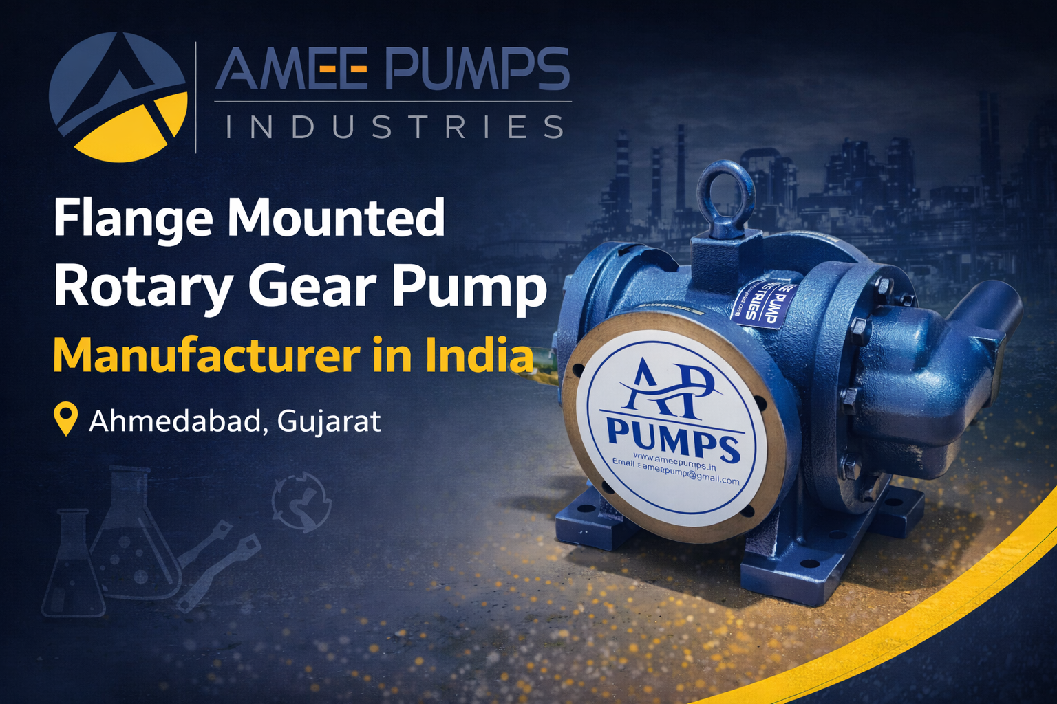 Flange Mounted Rotary Gear Pump Manufacturer in India