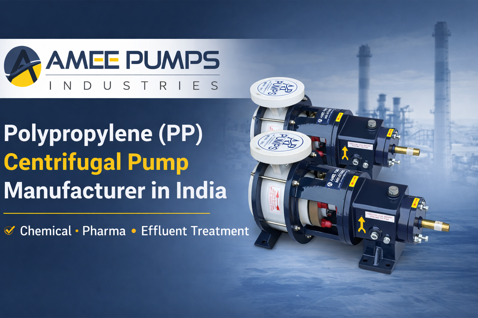 PP Centrifugal Pump Manufacturer in India