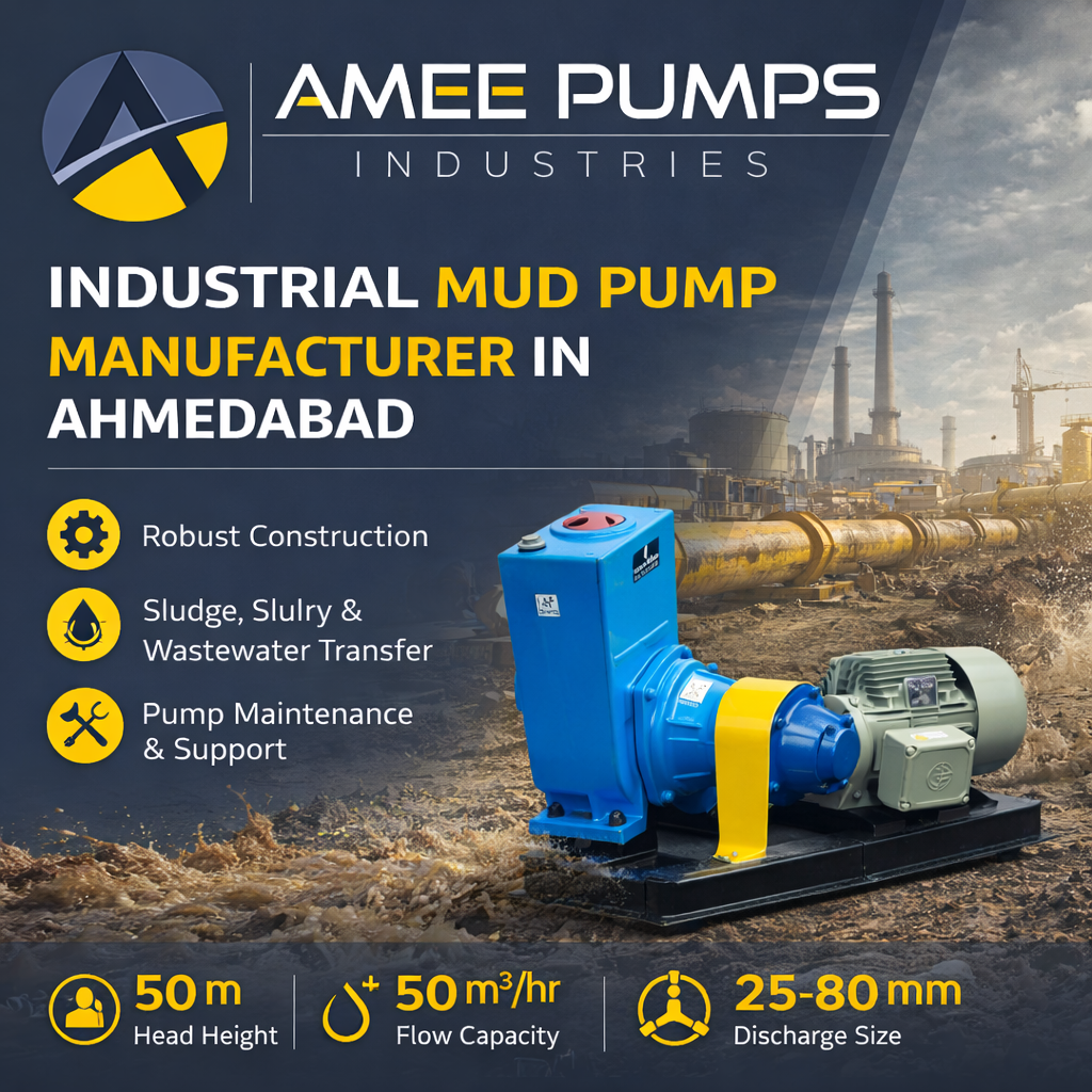 Industrial Mud Pump Manufacturer in Ahmedabad