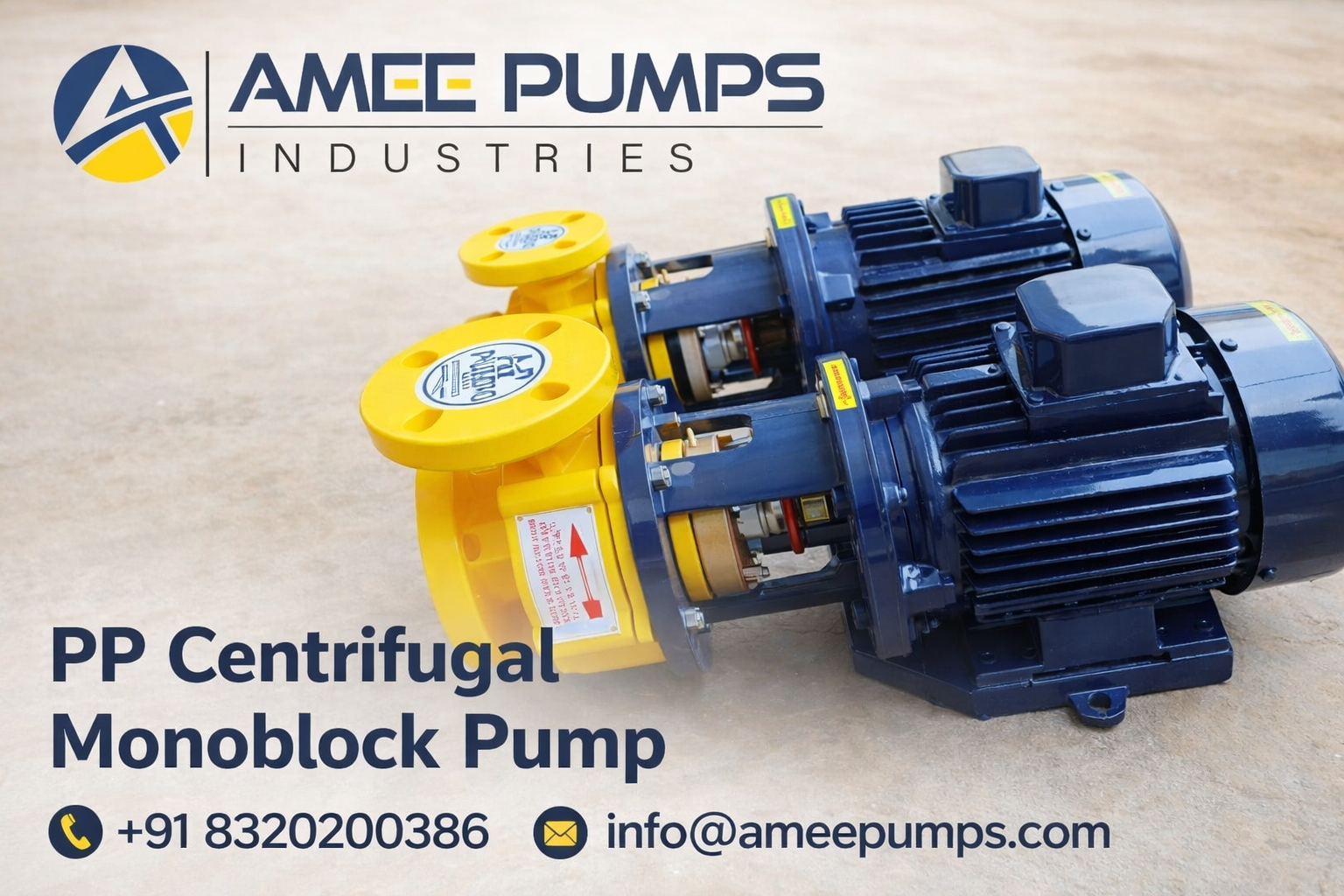 PP Centrifugal Monoblock Pump 