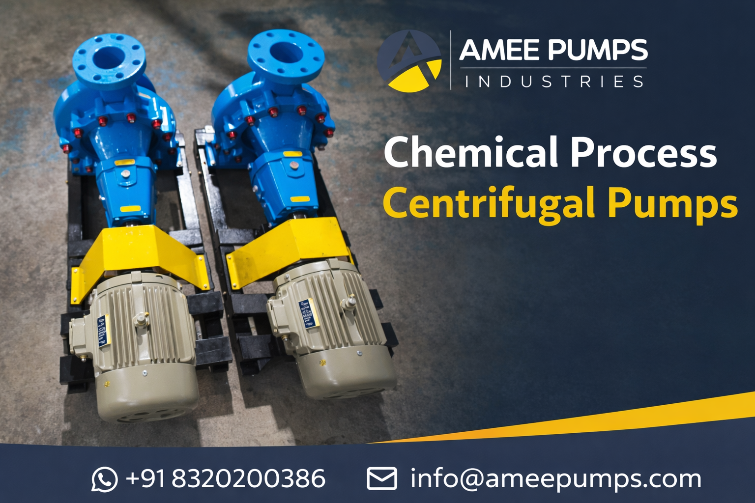 Chemical Process Centrifugal Pump Supplier in Ahmedabad