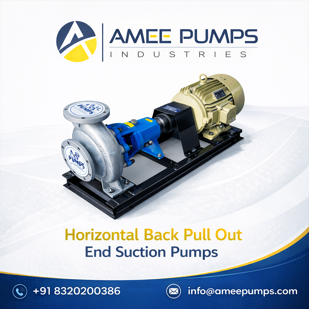 Horizontal Back Pull Out End Suction Pumps in Gujarat
